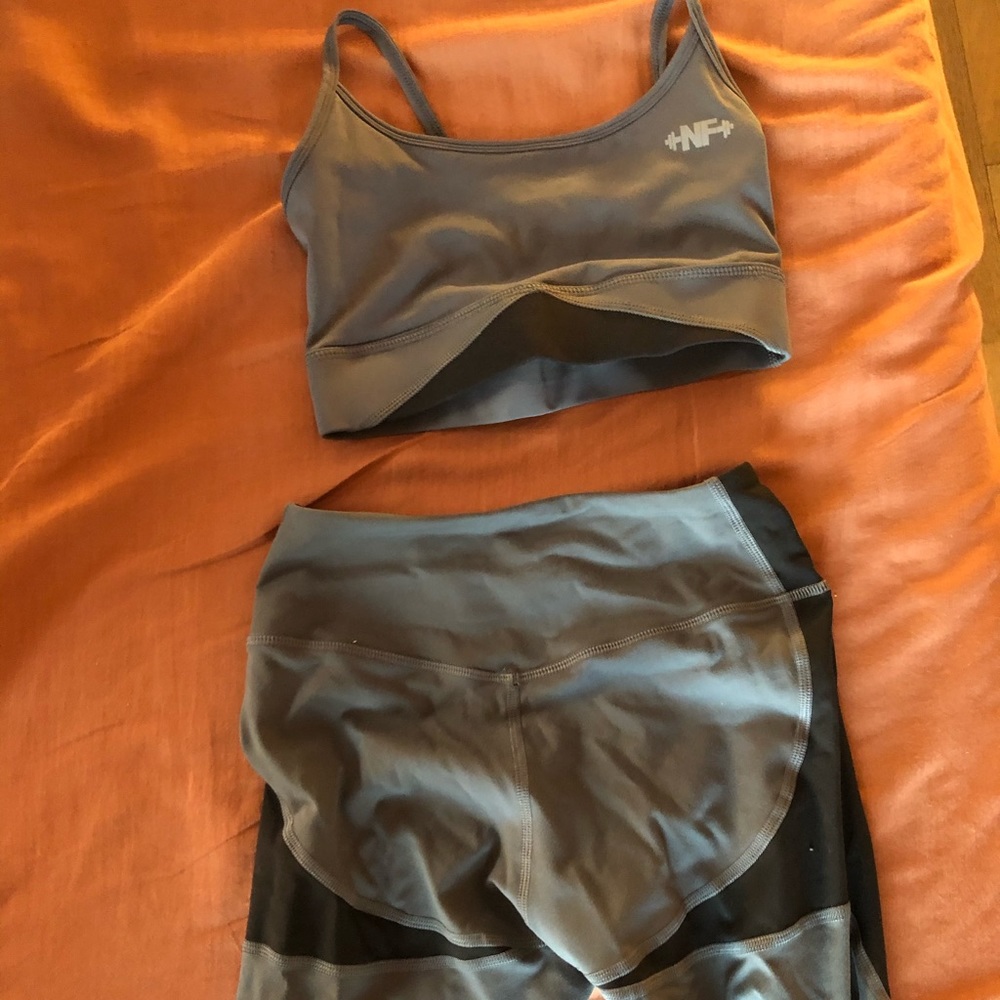 Nasty Fit Grey Contour Workout Set